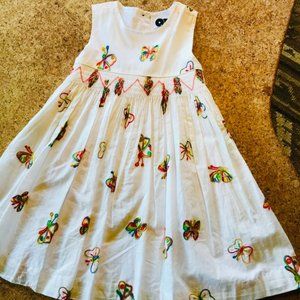 Hand Smocked and Embroidered Sundress